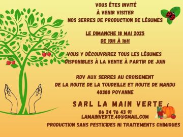 Invitation Dimanche 18 Mai de 10h à 16h.