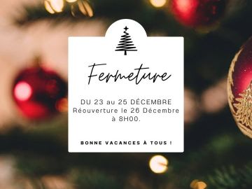 ✨**Fermeture exceptionnelle**  ✨

🎅Le Garage Lannevère sera fermé du **23 décembre au 25 décembre inclus**.  🎅

Nous aurons le plaisir de vous accueillir à...