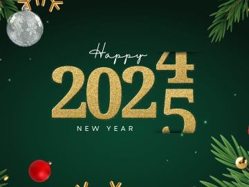 ✨Nous vous souhaitons une très belle année 2025 ✨