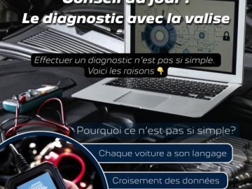 🔍 La valise montre, l’expertise explique

🔧 Faire un diagnostic auto, ce n’est pas juste “brancher et lire”. Derrière l’écran, il y a des protocoles à...