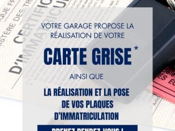 🚗  Besoin de (re)faire votre carte grise ? Nous nous occupons de tout !

Le Garage Lannevère vous accompagne dans toutes vos démarches d'immatriculation.
✅...