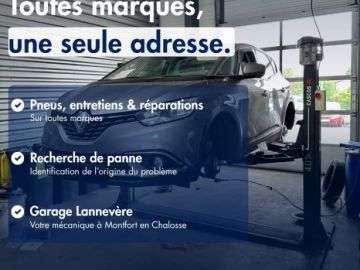 Un voyant allumé, un bruit suspect ou des pneus usés ? 🔧

Nous nous occupons de votre véhicule quelle que soit sa marque, pour que vous rouliez en toute...